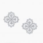 HARRY WINSTON Diamond Loop Full Motif Diamond Earrings